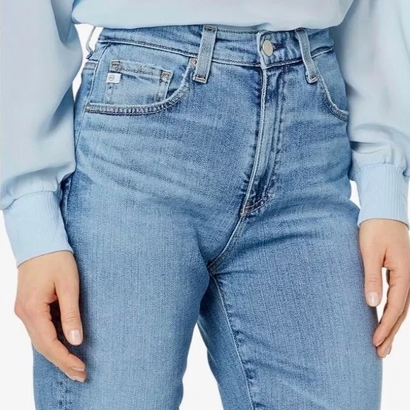 NWT AG Adriano Goldschmied Womens Alexxis Vintage High Rise Straight Jean (31) - Picture 2 of 16